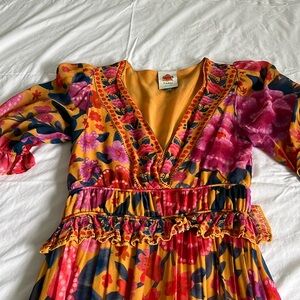 Farm Rio size small maxi dress